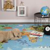 Dywan dziecięcy Obsession TORINO KIDS TOK 233 world map